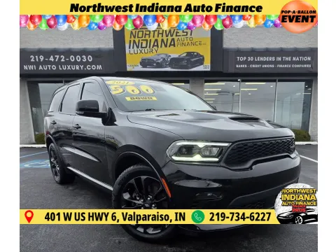 Black 2021 DODGE DURANGO R/T for sale in Merrillville, IN