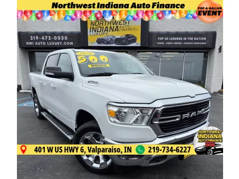 White 2021 RAM 1500 BIG HORN for sale in Merrillville, IN