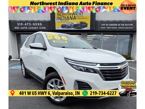 White 2022 CHEVROLET EQUINOX LT for sale in Merrillville, IN