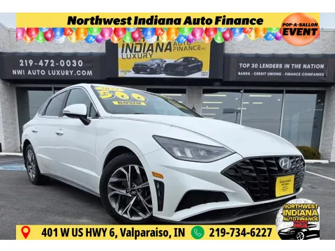 White 2022 HYUNDAI SONATA SEL for sale in Merrillville, IN