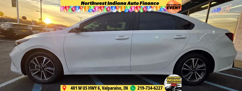 White 2023 KIA FORTE LX for sale in Merrillville, IN