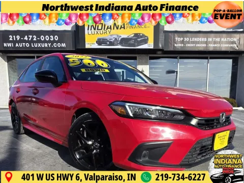 Red 2022 HONDA CIVIC SPORT for sale in Merrillville, IN