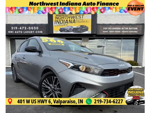 Gray 2022 KIA FORTE GT-LINE for sale in Merrillville, IN