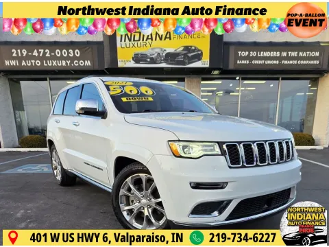 White 2021 JEEP GRAND CHEROKEE SUMMIT for sale in Merrillville, IN