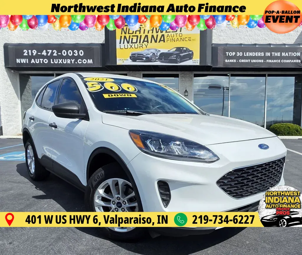 White 2021 FORD ESCAPE S for sale in Merrillville, IN