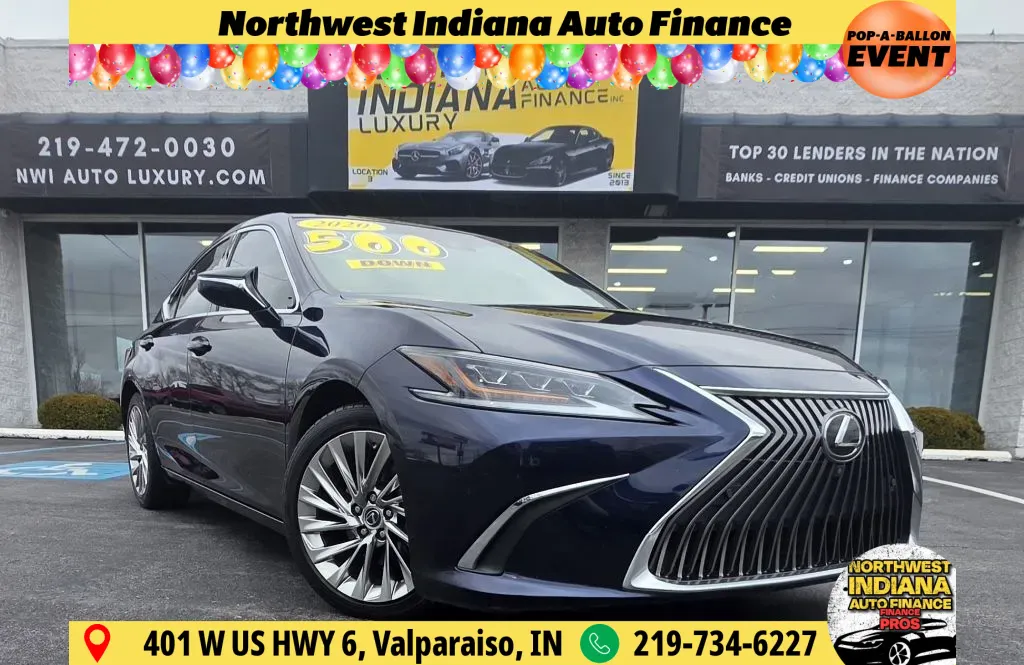 Blue 2020 LEXUS ES 350 ULTRA LUXURY for sale in Merrillville, IN