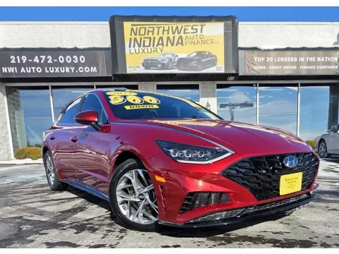 Red 2023 HYUNDAI SONATA SEL for sale in Merrillville, IN