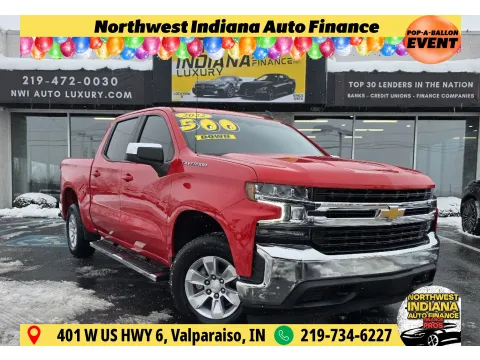 Red 2022 CHEVROLET SILVERADO 1500 LT for sale in Merrillville, IN