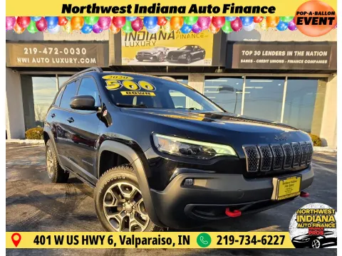 Black 2020 JEEP CHEROKEE TRAILHAWK for sale in Merrillville, IN