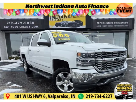White 2018 CHEVROLET SILVERADO 1500 LTZ for sale in Merrillville, IN