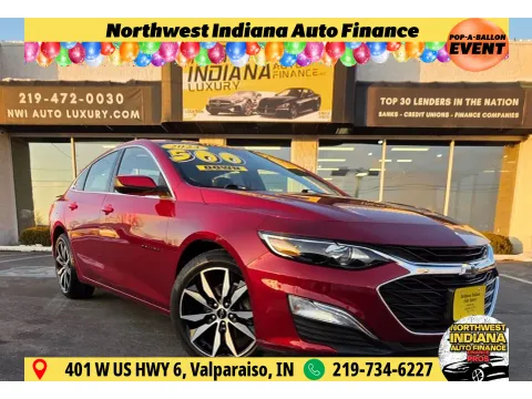Red 2023 CHEVROLET MALIBU RS for sale in Merrillville, IN