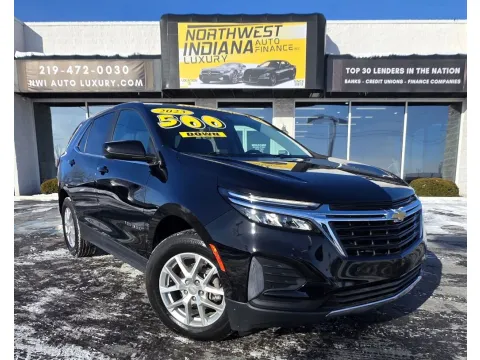 Black 2023 CHEVROLET EQUINOX LT for sale in Merrillville, IN