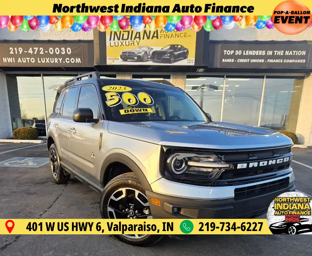 Silver 2023 FORD BRONCO SPORT OUTER BANKS for sale in Merrillville, IN