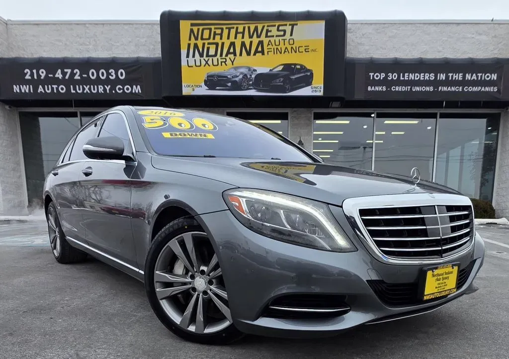 White 2016 MERCEDES-BENZ S-CLASS S 550 4MATIC for sale in Merrillville, IN
