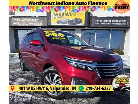 Red 2023 CHEVROLET EQUINOX PREMIER for sale in Merrillville, IN