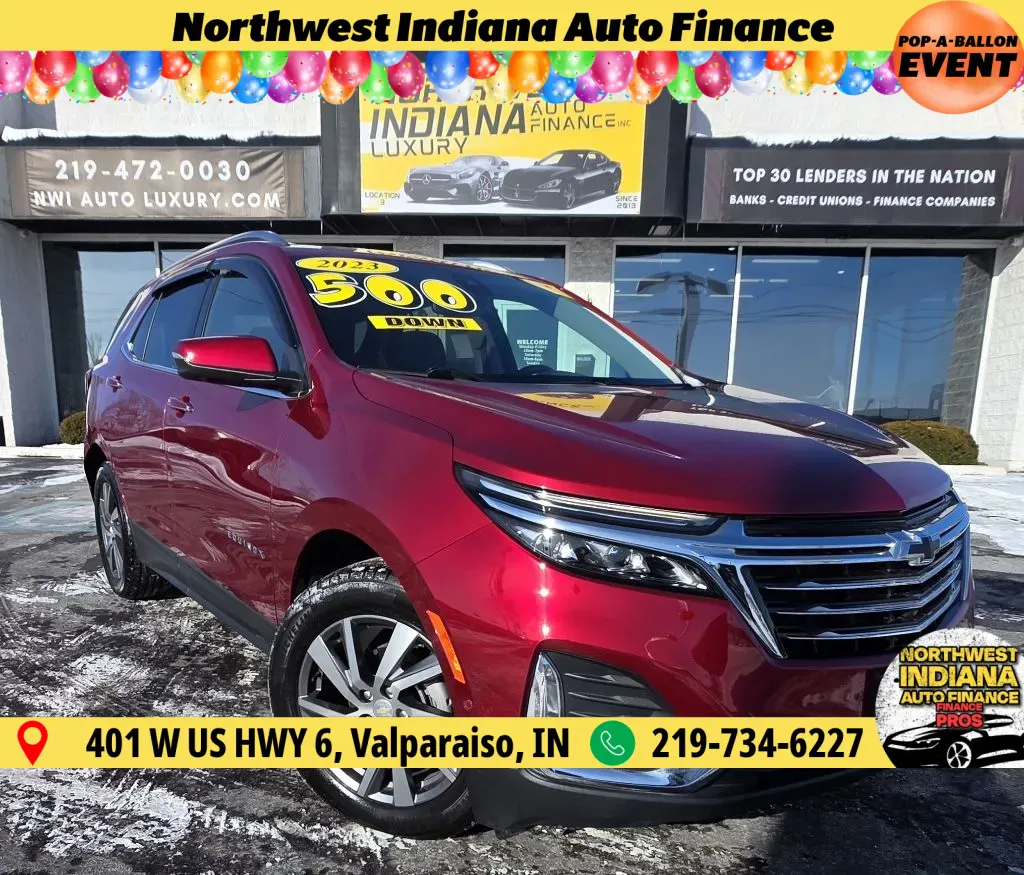 Red 2023 CHEVROLET EQUINOX PREMIER for sale in Merrillville, IN