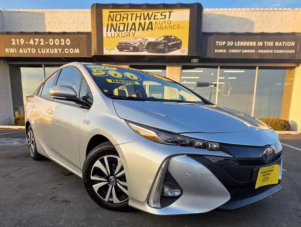 Silver 2017 TOYOTA PRIUS PRIME PLUS for sale in Merrillville, IN