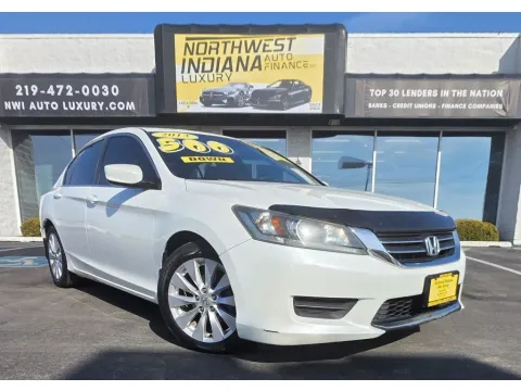 White 2013 HONDA ACCORD LX for sale in Merrillville, IN