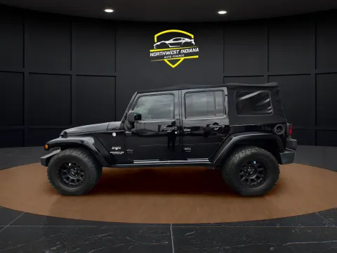 Another view of 2017 JEEP WRANGLER UNLIMI SAHARA for sale in Merrillville, IN at NWI Auto Luxury Merrillville