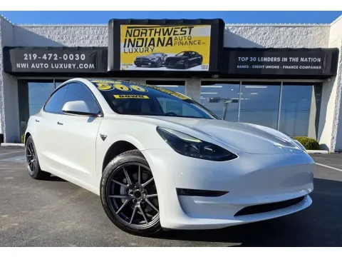 White 2023 TESLA MODEL 3 for sale in Merrillville, IN