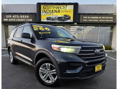Blue 2022 FORD EXPLORER XLT for sale in Merrillville, IN