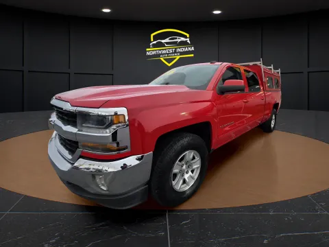 Red 2017 CHEVROLET SILVERADO 1500 LT for sale in Merrillville, IN