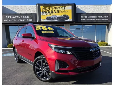 Red 2024 CHEVROLET EQUINOX RS for sale in Merrillville, IN