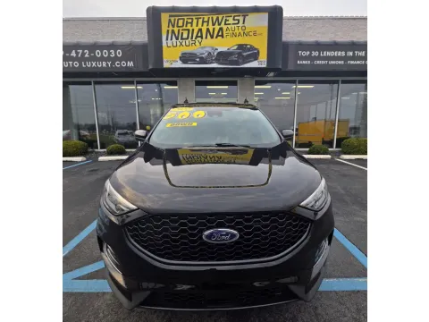 Black 2022 FORD EDGE ST LINE for sale in Merrillville, IN