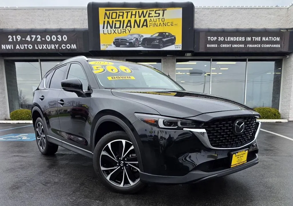 Black 2023 MAZDA CX-5 2.5 S PREMIUM for sale in Merrillville, IN