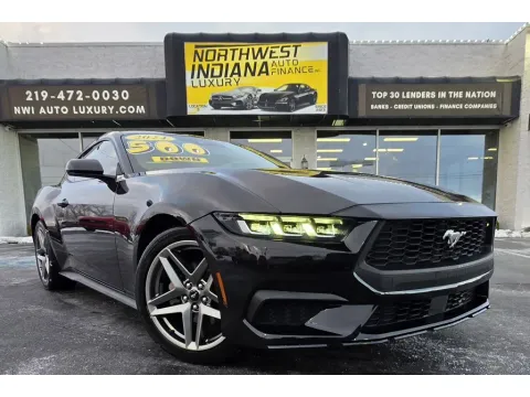 Gray 2024 FORD MUSTANG ECOBOOST for sale in Merrillville, IN