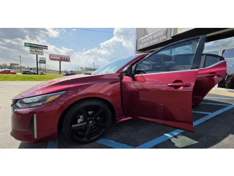 Red 2024 NISSAN SENTRA SR for sale in Merrillville, IN
