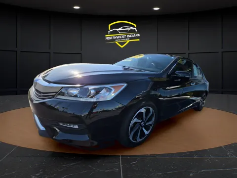 Black 2017 HONDA ACCORD EX-L for sale in Merrillville, IN