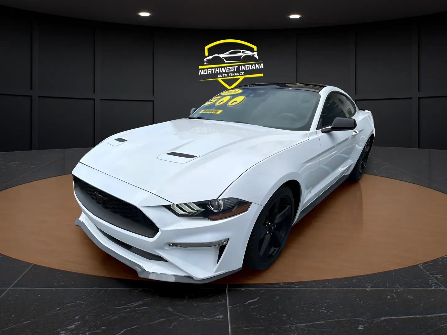 White 2021 FORD MUSTANG ECOBOOST for sale in Merrillville, IN