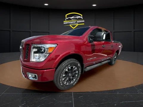 Red 2019 NISSAN TITAN PRO-4X for sale in Merrillville, IN