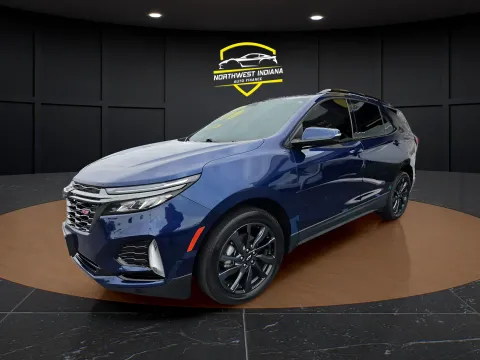 Blue 2022 CHEVROLET EQUINOX RS for sale in Merrillville, IN