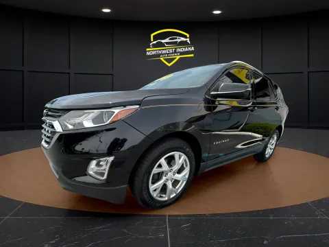 Black 2019 CHEVROLET EQUINOX LT for sale in Merrillville, IN
