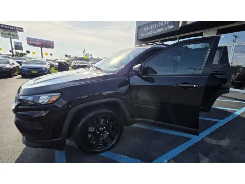 Black 2024 JEEP COMPASS LATITUDE for sale in Merrillville, IN