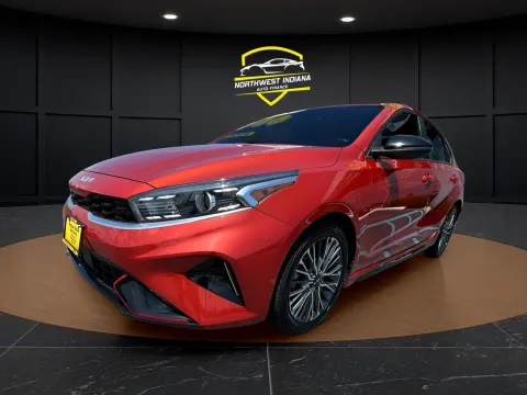 Orange 2022 KIA FORTE GT-LINE for sale in Merrillville, IN