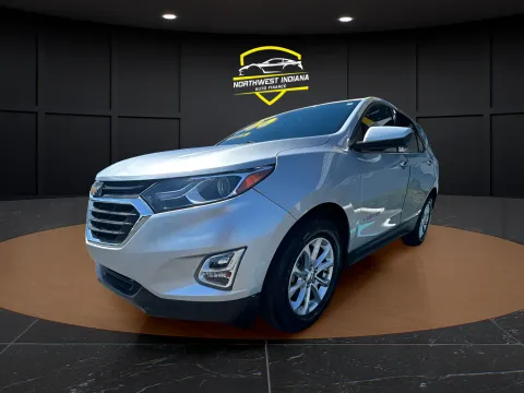 Silver 2021 CHEVROLET EQUINOX LT for sale in Merrillville, IN