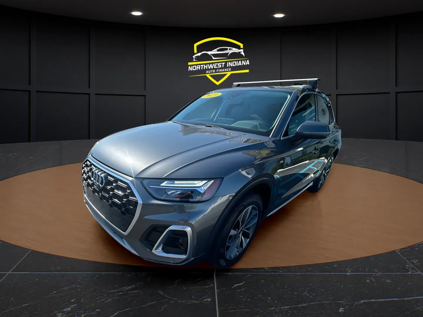 Gray 2023 AUDI Q5 QUATTRO S LINE PREM PLUS 45 TF for sale in Merrillville, IN
