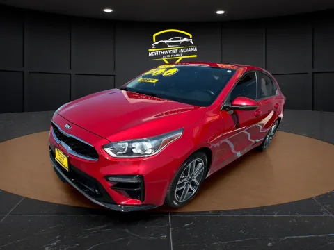 Red 2021 KIA FORTE EX for sale in Merrillville, IN