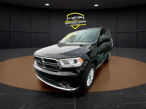 Black 2020 DODGE DURANGO SXT for sale in Merrillville, IN
