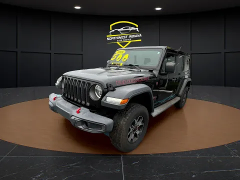 Black 2018 JEEP WRANGLER UNLIMI RUBICON for sale in Merrillville, IN