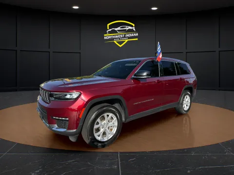 Red 2023 JEEP GRAND CHEROKEE LIMITED for sale in Merrillville, IN