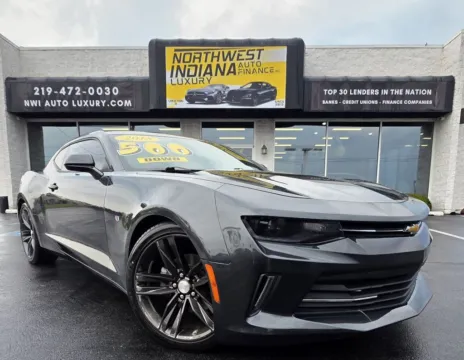 Gray 2018 CHEVROLET CAMARO LT for sale in Merrillville, IN