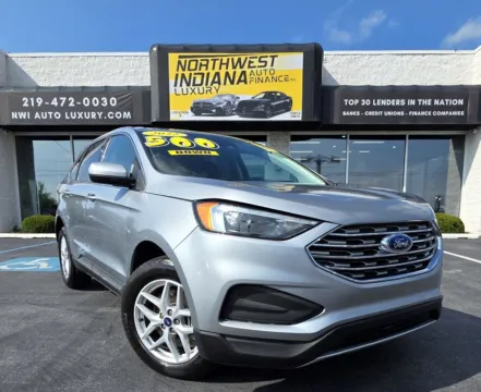 Silver 2022 FORD EDGE SEL for sale in Merrillville, IN