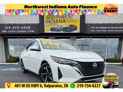 White 2025 NISSAN SENTRA SV for sale in Merrillville, IN