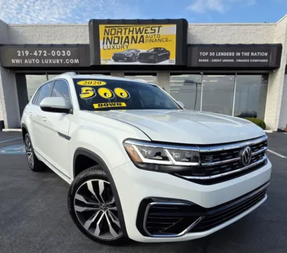 White 2020 VOLKSWAGEN ATLAS CROSS SPO V6 SEL R-LINE 4MOTION for sale in Merrillville, IN