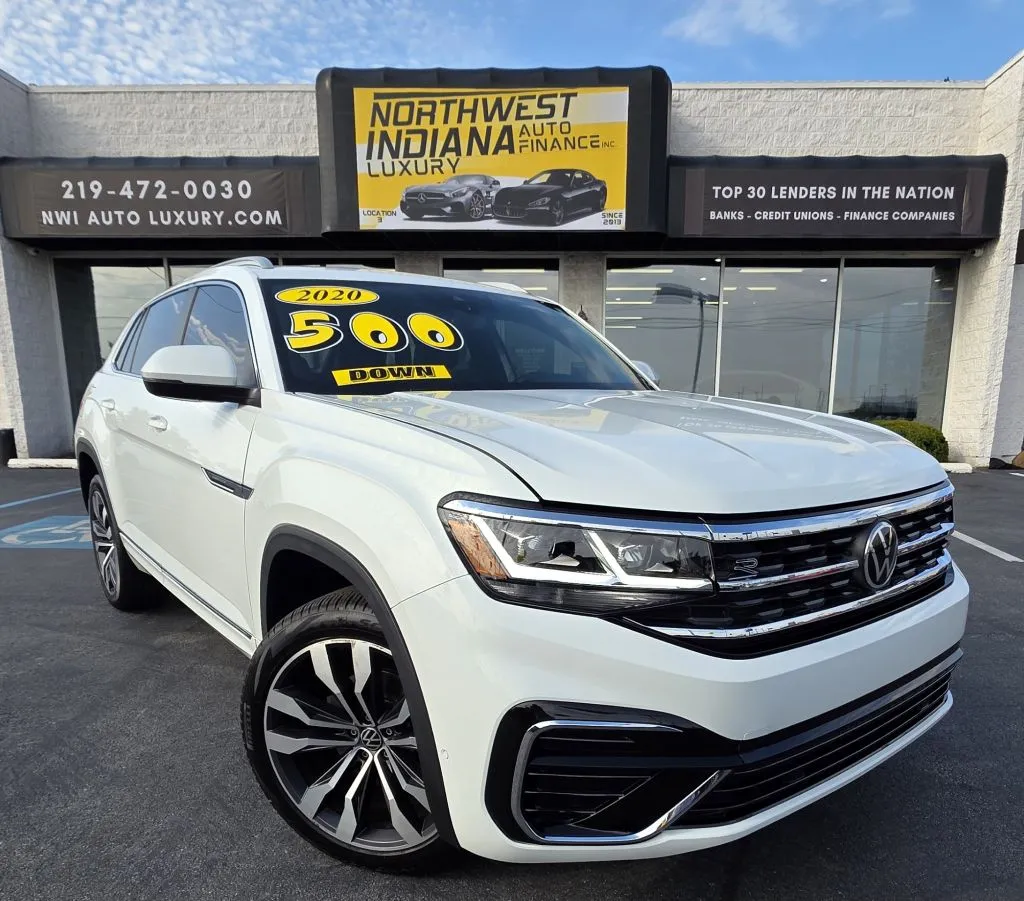 White 2020 VOLKSWAGEN ATLAS CROSS SPO V6 SEL R-LINE 4MOTION for sale in Merrillville, IN