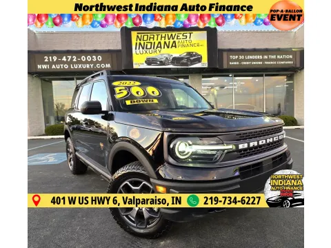 Black 2022 FORD BRONCO SPORT BADLANDS for sale in Merrillville, IN